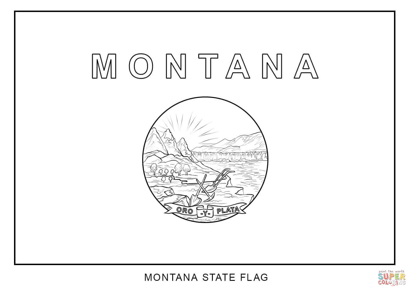 Montana coloring #6, Download drawings