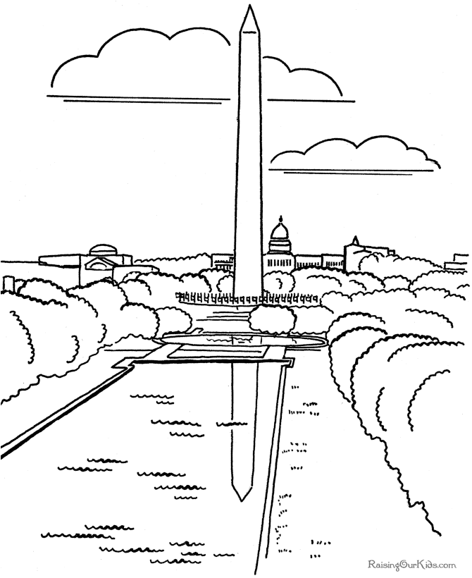 Monument coloring #19, Download drawings