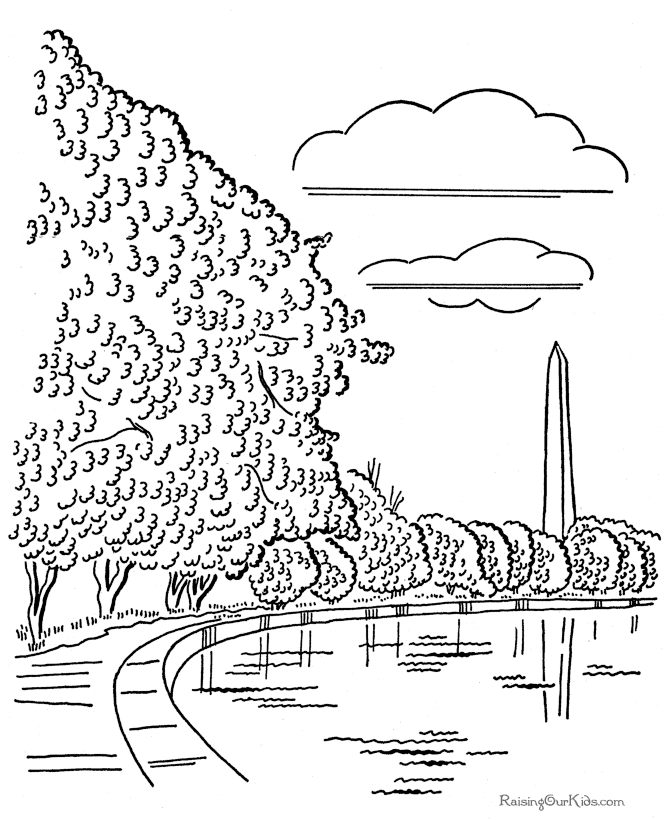 Monument coloring #8, Download drawings