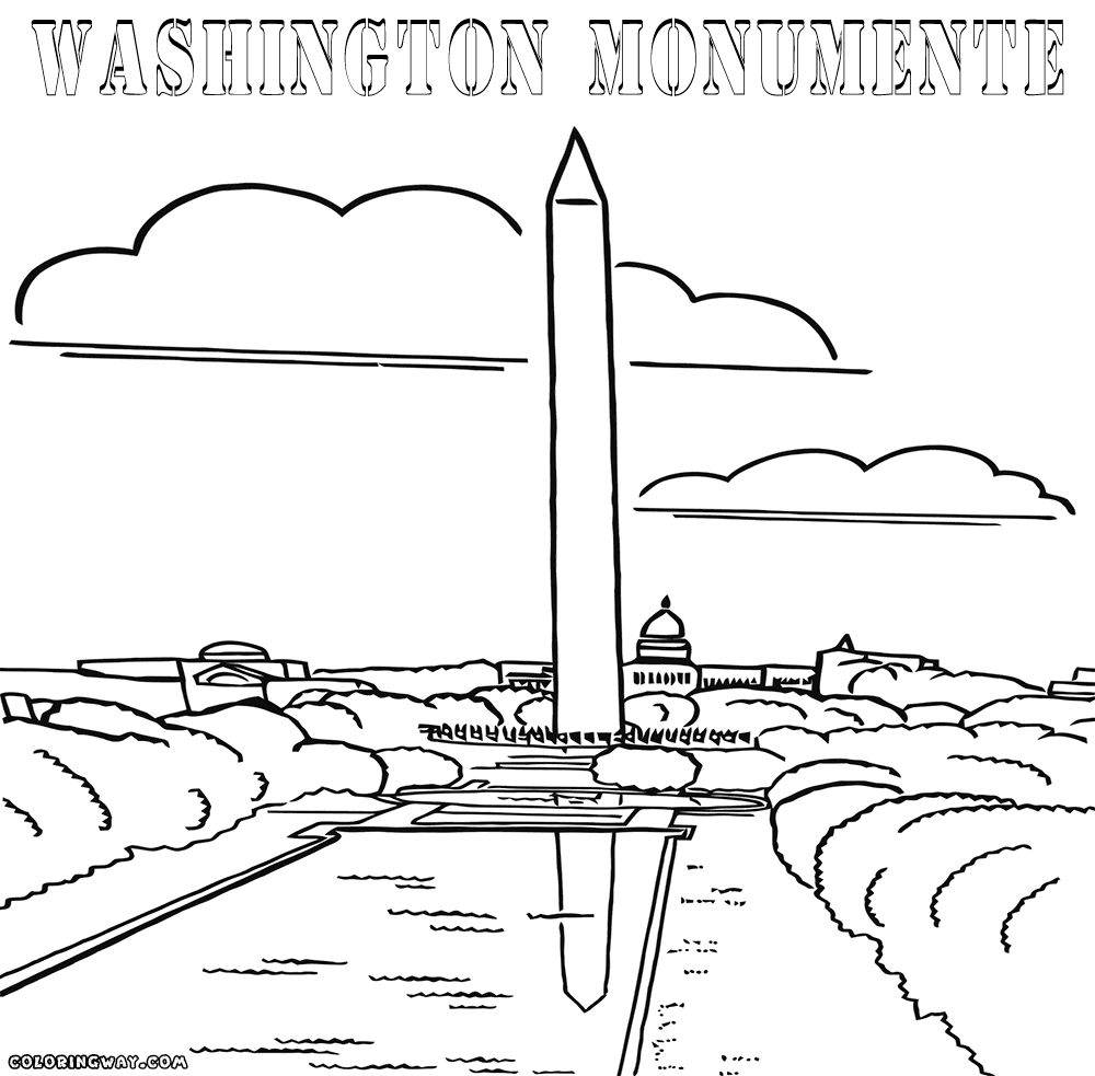Monument coloring #15, Download drawings