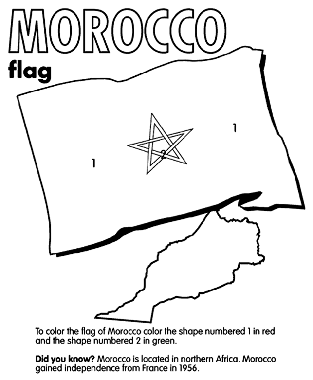 Morocco coloring #7, Download drawings