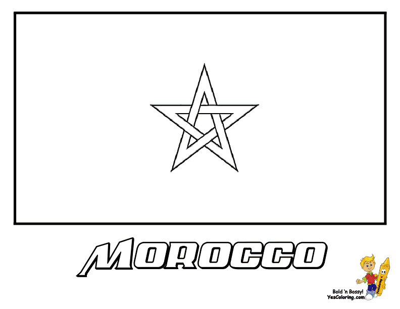 Morocco coloring #2, Download drawings