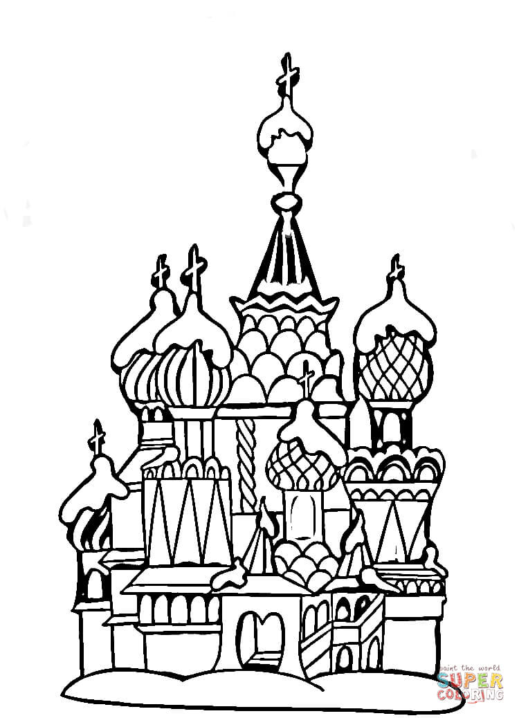 Moscow coloring #6, Download drawings