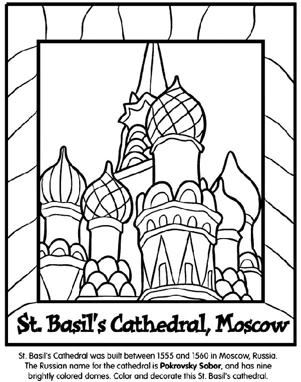 Moscow coloring #3, Download drawings