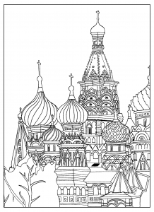 Moscow coloring #9, Download drawings
