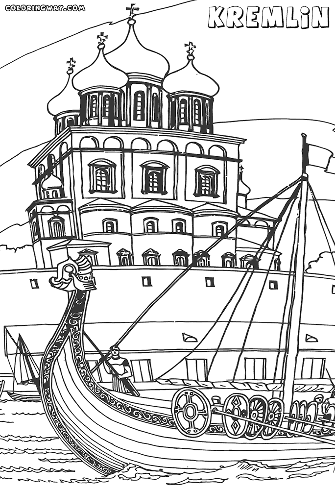 Moscow coloring #4, Download drawings