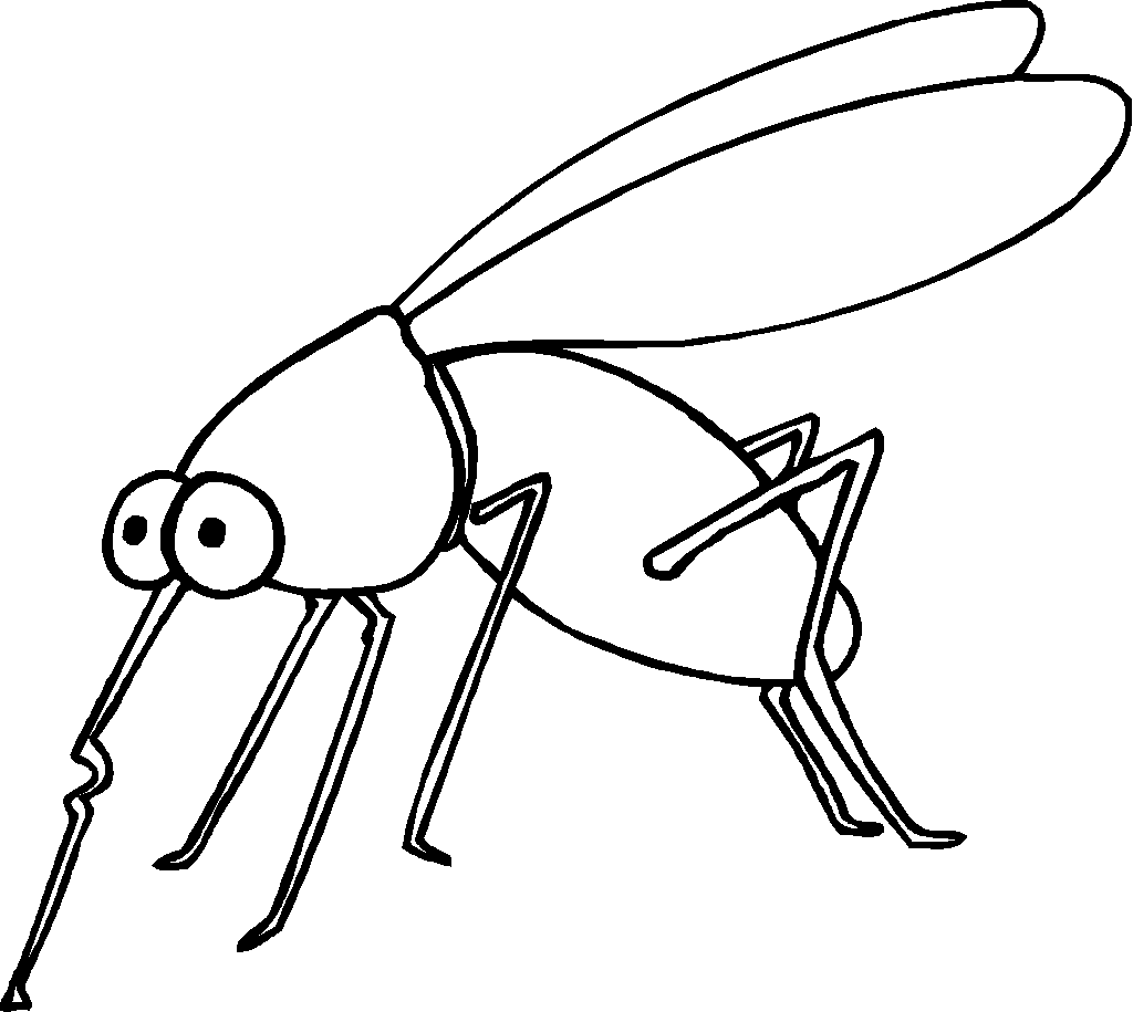 Mosquito coloring #20, Download drawings