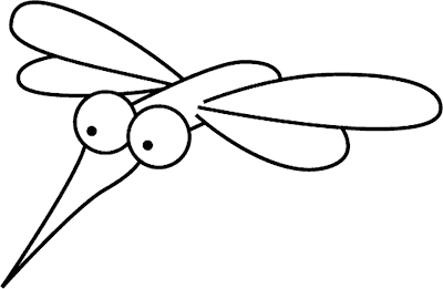 Mosquito coloring #12, Download drawings