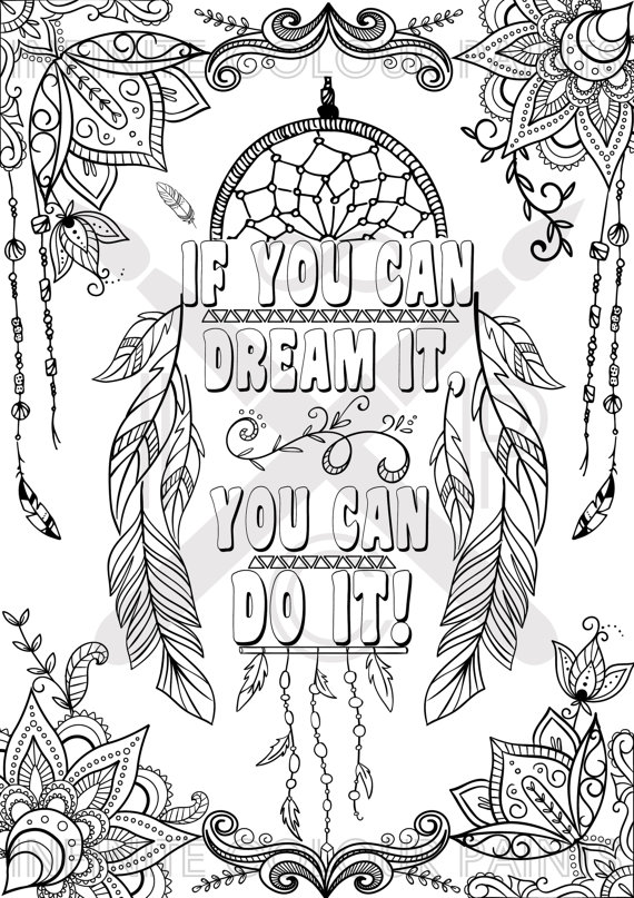 Motivational coloring #5, Download drawings