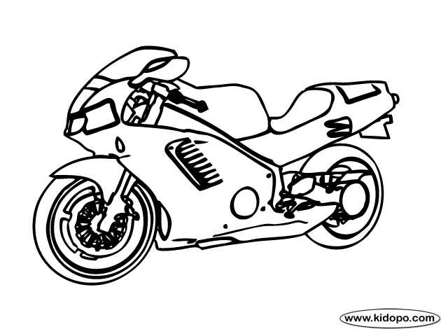 Motor coloring #3, Download drawings
