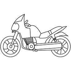 Motorcycle coloring #20, Download drawings