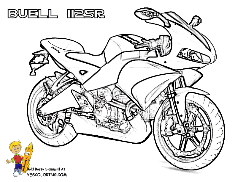 Motos coloring #14, Download drawings