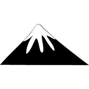 Mount Fuji svg #2, Download drawings