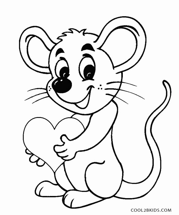 Mouse coloring #11, Download drawings