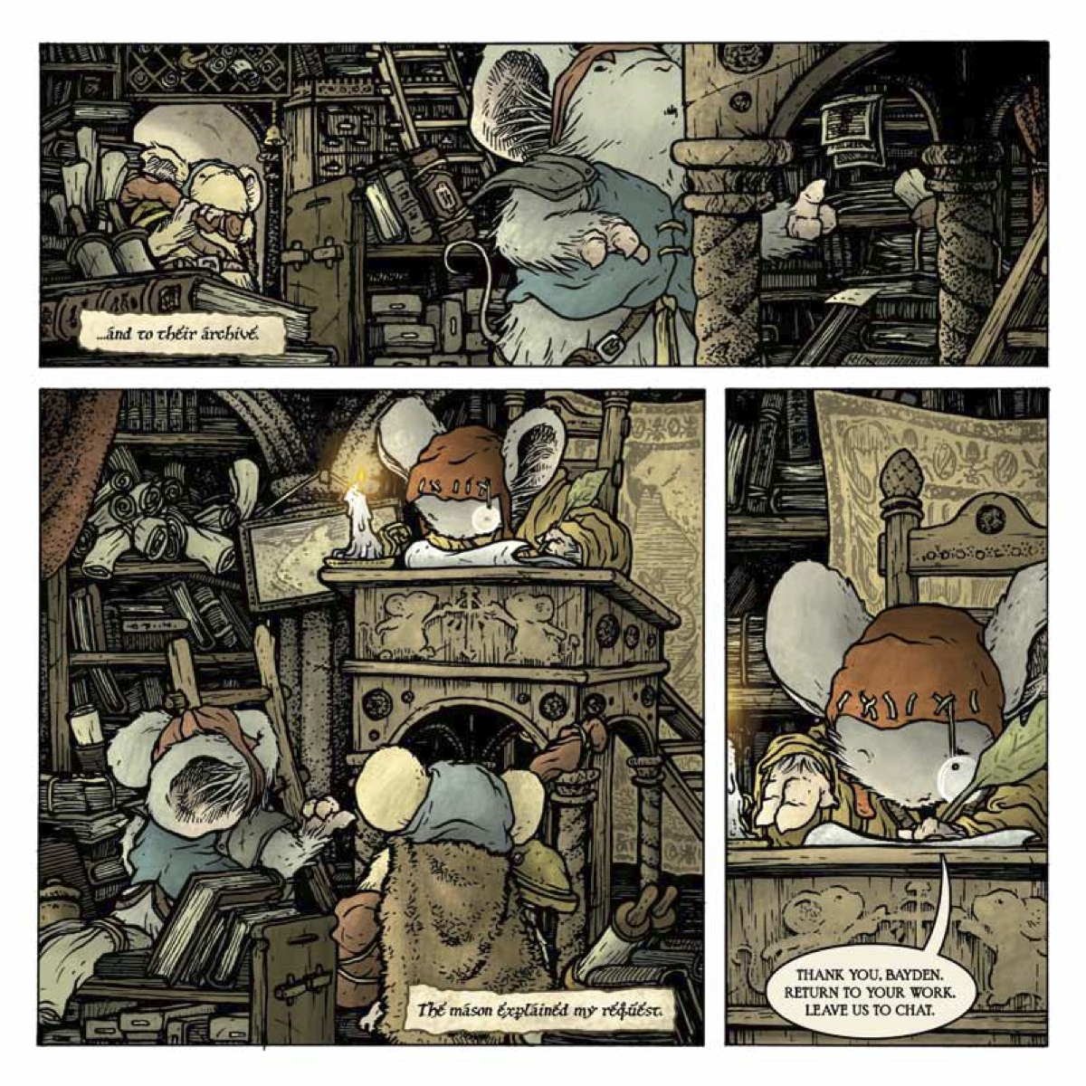 Mouse Guard: The Black Ax clipart #3, Download drawings