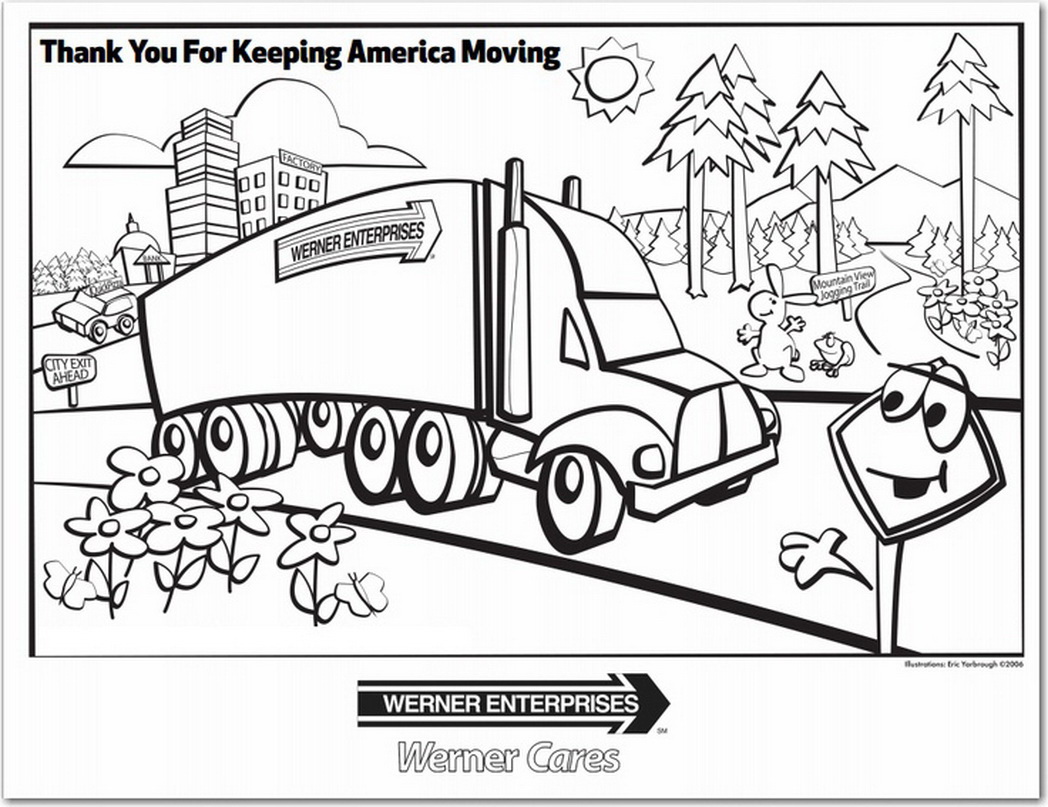 Moving coloring #11, Download drawings