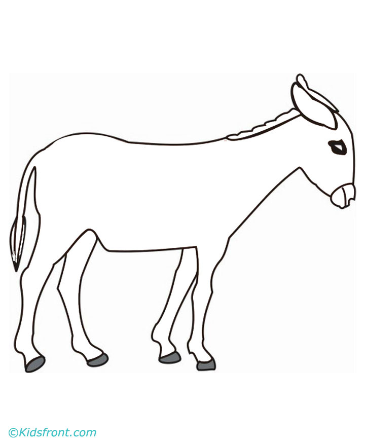 Mule coloring #4, Download drawings
