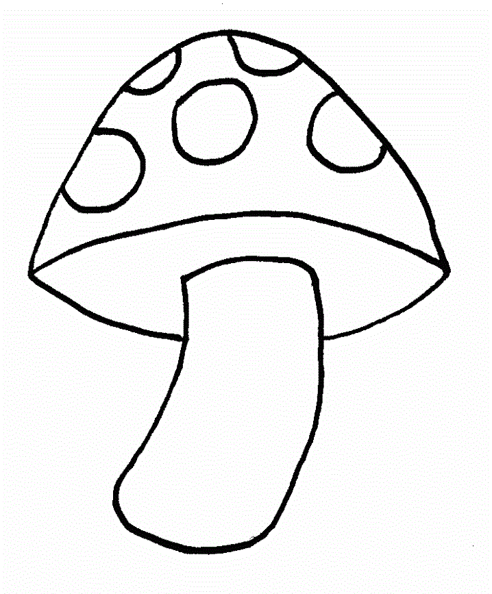Mushroom coloring #6, Download drawings