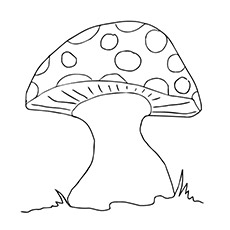 Mushroom coloring #8, Download drawings