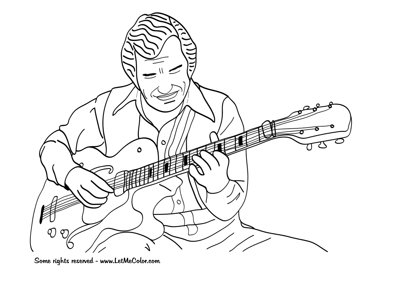 Musician coloring #17, Download drawings