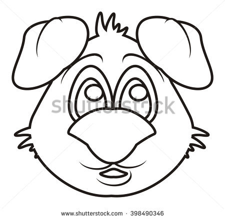 Muzzle coloring #6, Download drawings