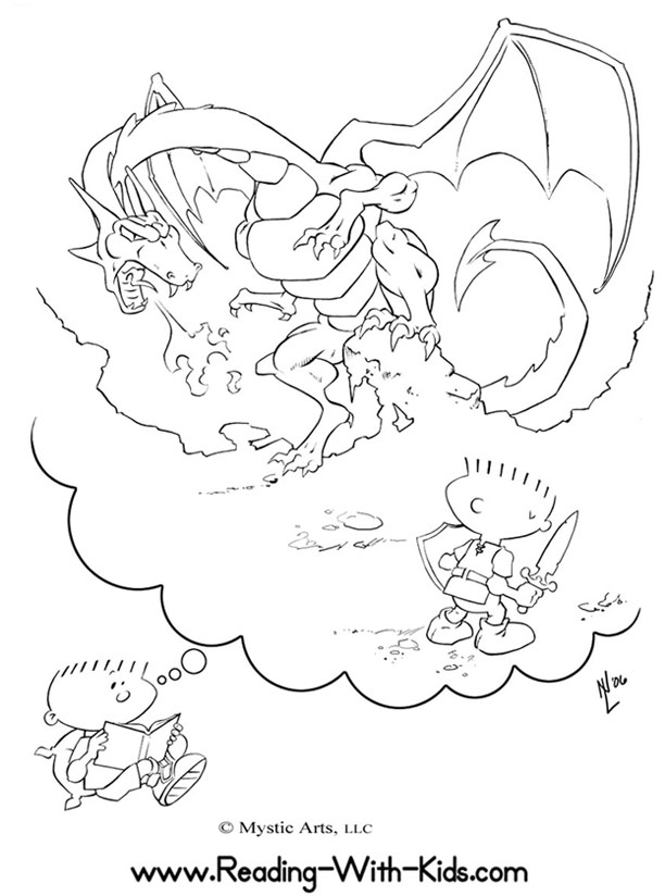 Mystical Dragon coloring #12, Download drawings