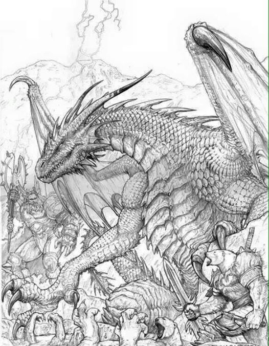 Mystical Dragon coloring #10, Download drawings
