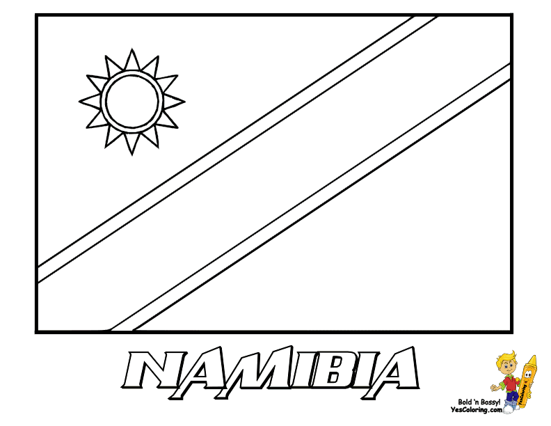 Namibia coloring #20, Download drawings