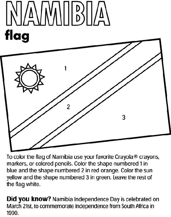Namibia coloring #13, Download drawings
