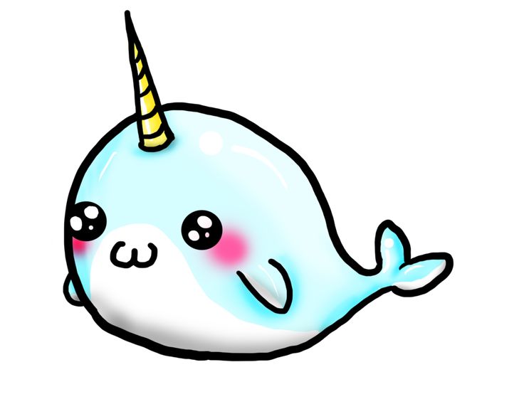 Narwhal clipart #2, Download drawings