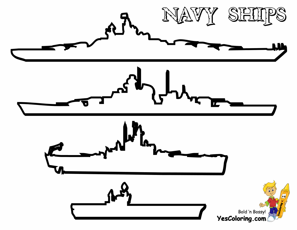 Naval coloring #4, Download drawings