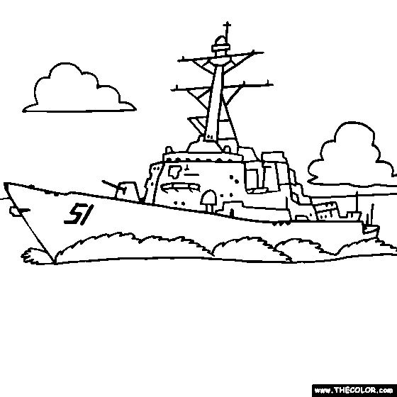 Naval coloring #16, Download drawings