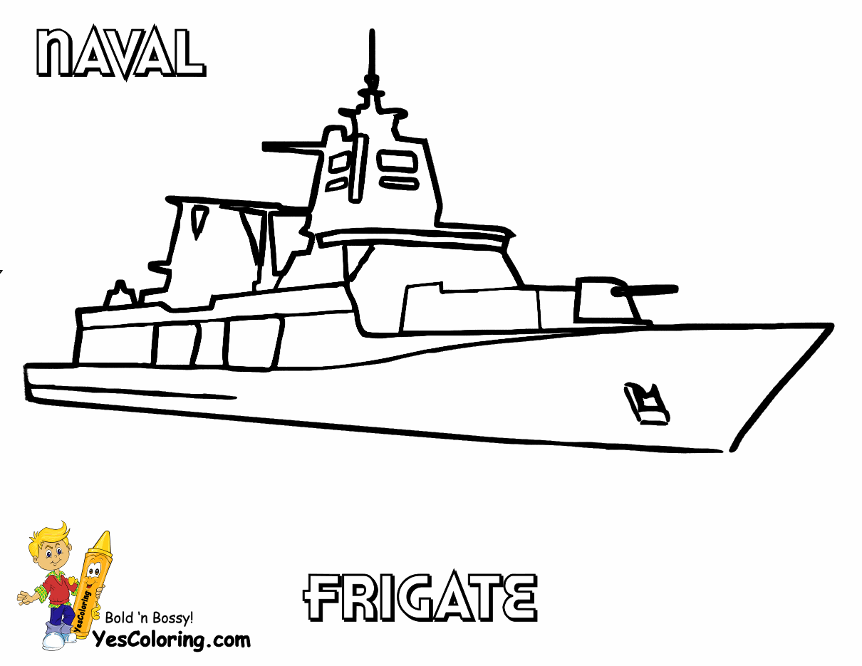 Naval coloring #18, Download drawings
