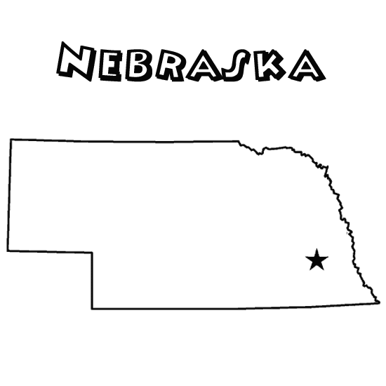 Nebraska coloring #18, Download drawings
