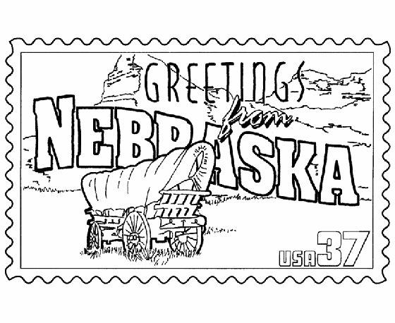 Nebraska coloring #15, Download drawings