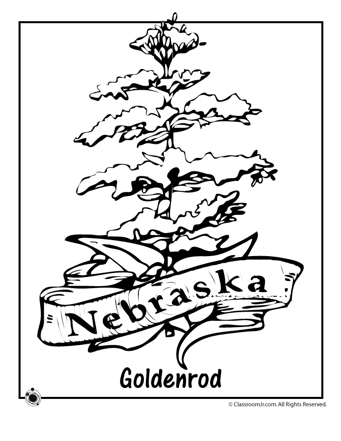 Nebraska coloring #12, Download drawings