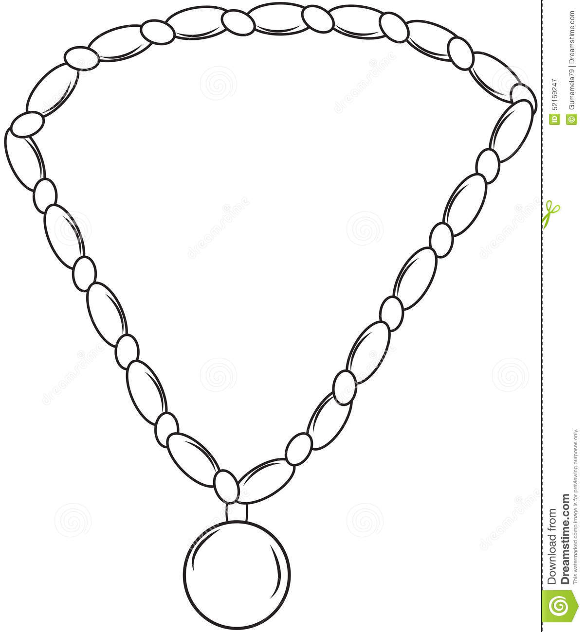 Download Necklace coloring for free - Designlooter 2020 👨‍🎨