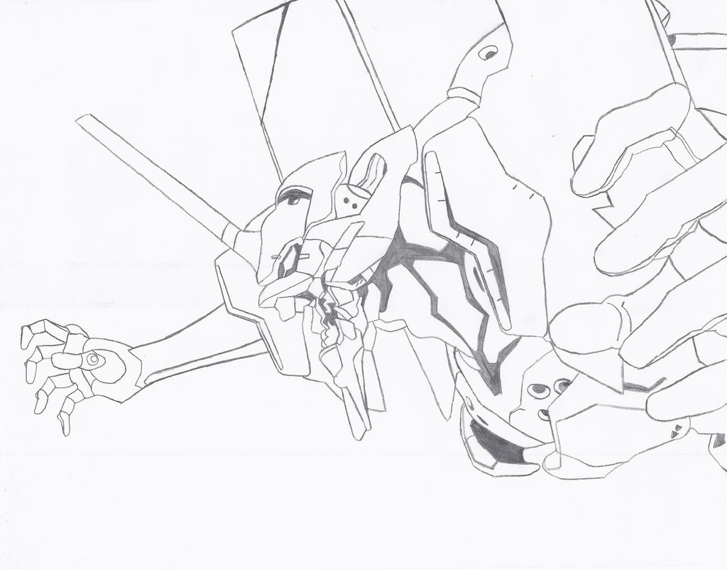 Neon Genesis Evangelion coloring #17, Download drawings.