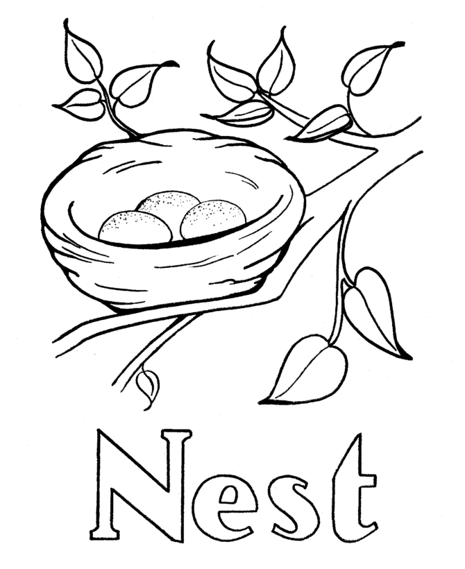 Nest coloring #2, Download drawings