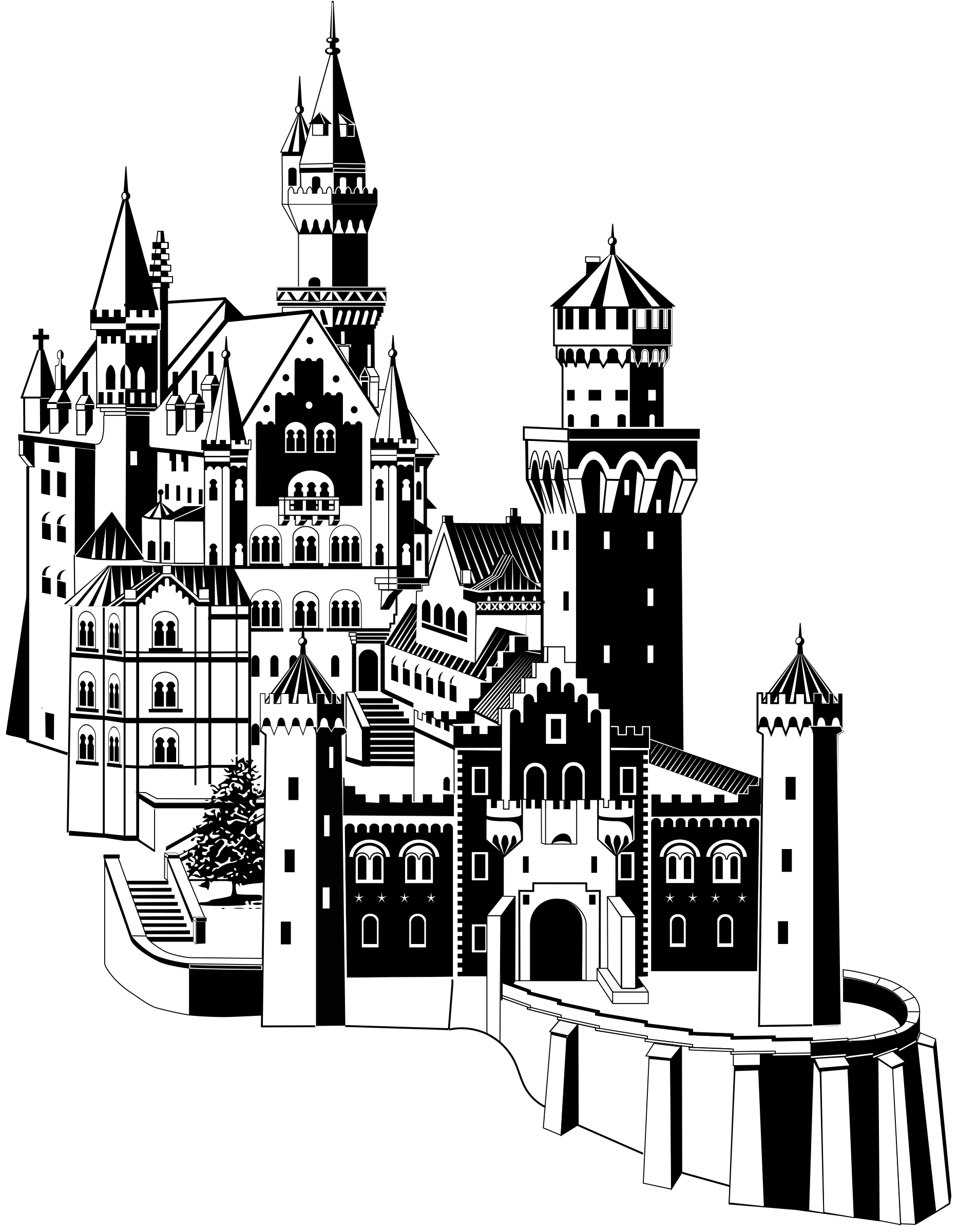 Neuschwanstein Castle clipart #9, Download drawings