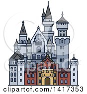 Neuschwanstein Castle clipart #10, Download drawings
