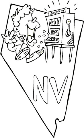 Nevada coloring #7, Download drawings