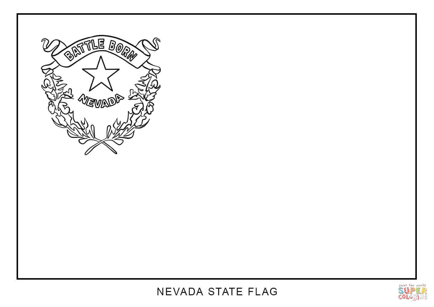 Nevada coloring #9, Download drawings