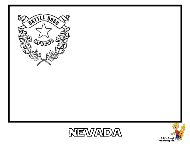 Nevada coloring #13, Download drawings