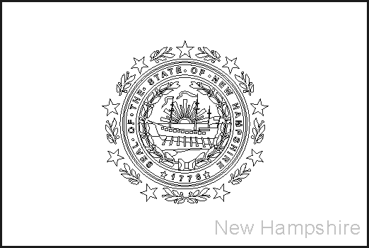 New Hampshire coloring #15, Download drawings