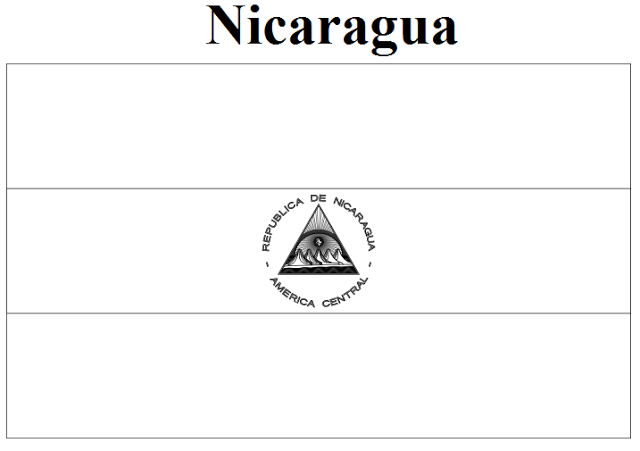 Nicaragua coloring #19, Download drawings