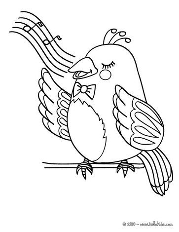 Nightingale coloring #17, Download drawings