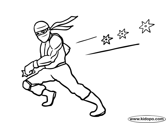 Ninja coloring #9, Download drawings