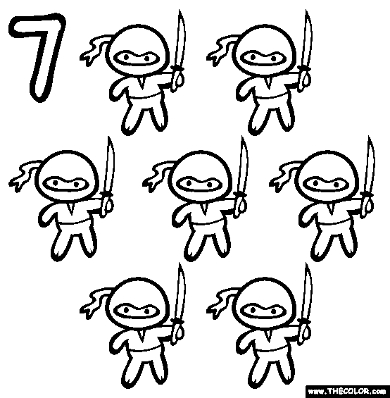 Ninjas coloring #15, Download drawings