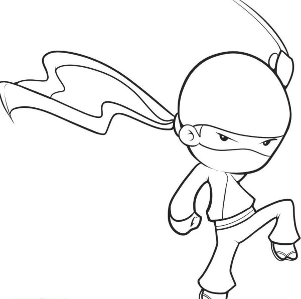 Ninjas coloring #7, Download drawings
